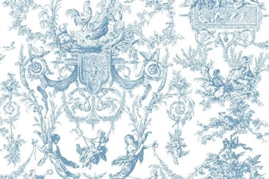 AT4241 Ashford House Toiles Old World Toile Wallpapers By York