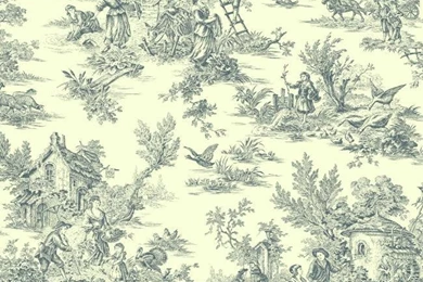 AT4232 Ashford House Toiles Champagne Toile Wallpapers By York