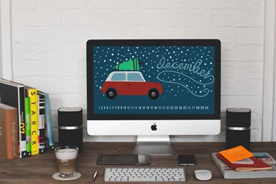 December 2015 Desktop Calendar Wallpapers — UpperCase Designs