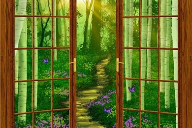 Doorway To Dreams (80" X 84") French Door Wall Mural Murals 101