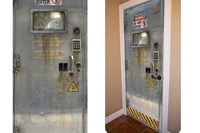 Laboratory DoorJamz Vinyl Door Wall Sticker Doorjamz Science ...