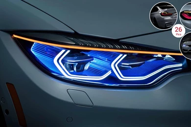 2015 BMW M4 Iconic Lights Concept OLED   Headlight