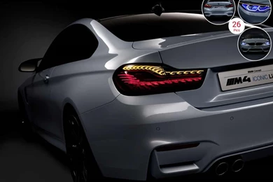 2015 BMW M4 Iconic Lights Concept   Tail Light