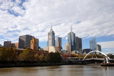 Wallpapers Australia Sky Bridges Melbourne Cities Image