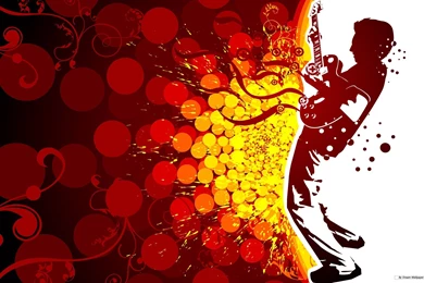 Free Wallpapers   Free Art Wallpapers   Vector Musical Theme 2 ...