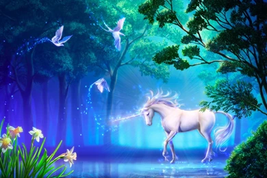 Unicorn Desktop Wallpapers Fantasy Art Pure Mythology High Quality