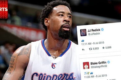 Twitter ERUPTS In EMOJI WAR As DeAndre Jordan Reconsiders Clippers ...