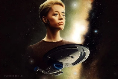 Seven Of Nine   Star Trek Voyager Wallpapers (24187008)   Fanpop