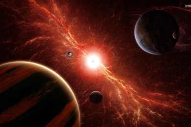 Red Supernova Wallpapers   Space Wallpapers