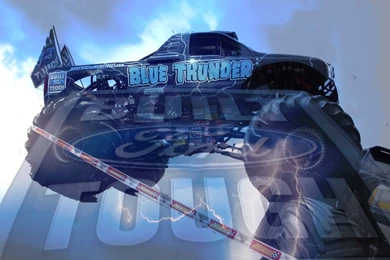 Truck Related Built Ford Tough Blue Thunder.....!