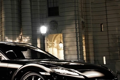 Download Black Mazda RX 8 At Night Wallpapers For iPhone 4