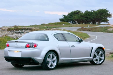 2004 Mazda RX 8   Rear Angle   Sunset   Trees   1600x1200 Wallpapers