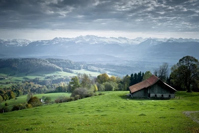 Mountain Panoramic View HD Desktop Wallpapers : High Definition ...