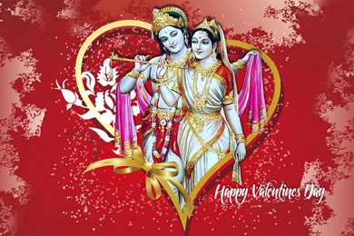 Radha Krishna Valentines Day HD Wallpapers