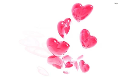 Pink Hearts 3D Wallpapers   Bing Images