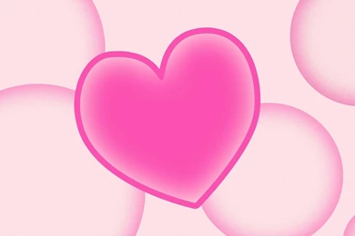 Pink Bubbles By The Pink Heart Wallpapers   Digital Art Wallpapers ...