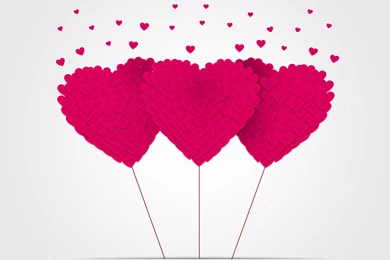 Cute Pink Heart HD Wallpapers