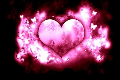 Pink Love Heart Wallpapers   Widescreen HD Wallpapers