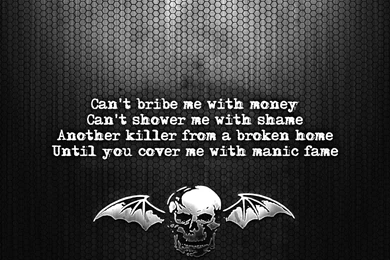 Avenged Sevenfold   Natural Born Killer [Lyrics On Screen] [Full ...