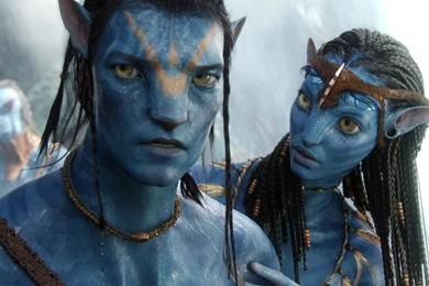 Jake Sully And Neytiri, Avatar, Sam Worthington, Zoe Saldana ...