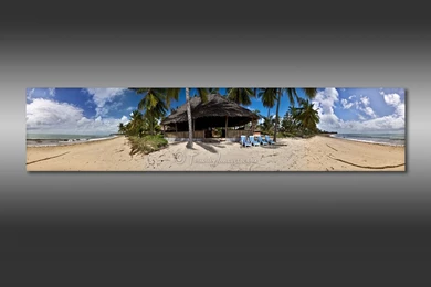 Free Computer Desktop Wallpaper: Panoramic View Of A Beach In ...