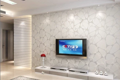 Aliexpress.com : Buy 10M*0.53M Non Woven Flocking Modern Wallpapers ...