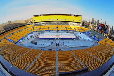 12/30/10 Heinz Field Rink Preparation   12/30/2010   Pittsburgh ...