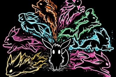 Evolution Of Elements (Eevee) : Pokemon