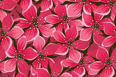 Red Seamless Floral Design Backgrounds   Design, Flowers, Pattern ...