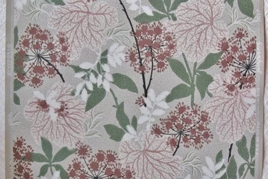 Vintage Eisenhart Wallpapers Midcentury Leaves And By Myvintagesoul