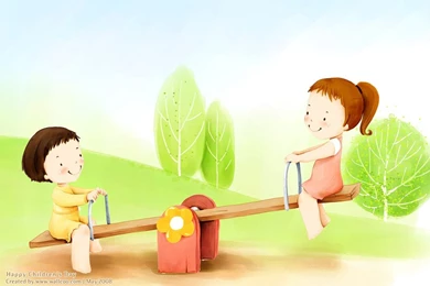 Illustration Art Of Lovely Children 1024x768 NO.22 Desktop ...