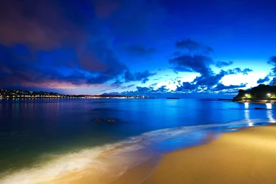 Saint Jean Luz Beach Scenery Wallpapers 2560x1600 : Wallpapers13.com