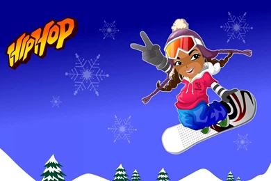 Download Wallpapers 3840x2400 Girl, Snowboarding, Jump, Hip hop ...