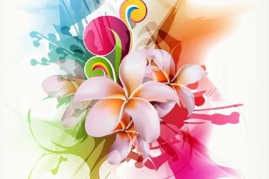 Flower Backgrounds Design Element, Vector Graphic   365PSD.com