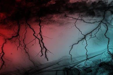 Red And Blue Thunder By Ryuzaki Ninja On DeviantArt