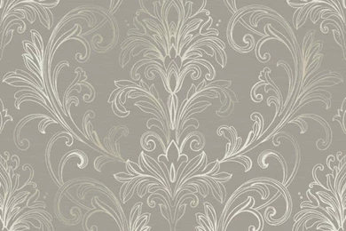 Tan White BR6264 Linear Damask Wallpapers   Interior Home Decor