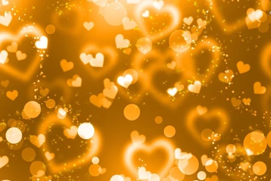 Sparkling Hearts And Circles Wallpapers   Digital Art Wallpapers ...
