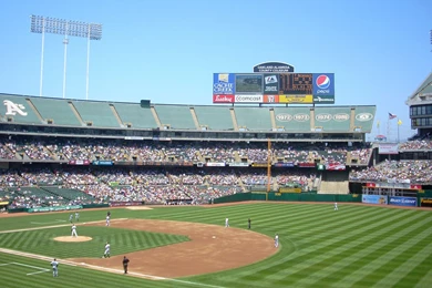 Oakland Athletics Stadium Wallpapers