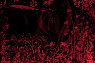 Red Floral By Daemonika On DeviantArt