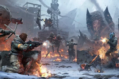 Lost Planet 3 Monsters Monsters Battle Wallpapers