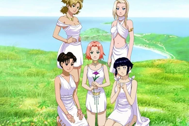 Girls In Greece Naruto Wallpapers