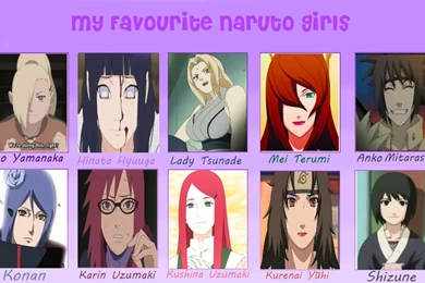 My Favourite Naruto Girls By IG0R179 On DeviantArt