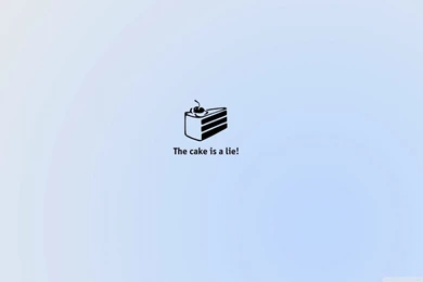 Portal The Cake Is A Lie HD Desktop Wallpapers : High Definition ...