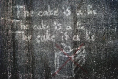 The Cake Is A Lie By PendoX On DeviantArt