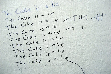 The Cake Is A Lie (your Mum Is A Lie)