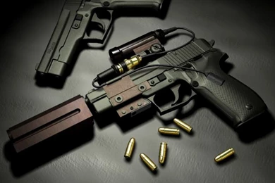 Wallpapers Pistols Army Image