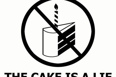 The Cake Is A Lie By Amy su88 On DeviantArt