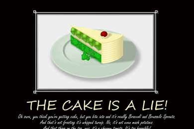 The Cake Is A Lie By EarlyBlake On DeviantArt