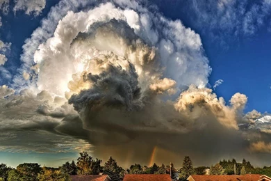 SUPERCELL CLOUDS WALLPAPER (