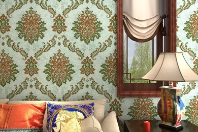 3d Wall Paper Southeast Asian Style Wallpapers For Living Room ...
